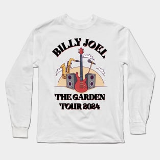 BILLY JOEL THE GARDEN TOUR 2024 BLACK Long Sleeve T-Shirt